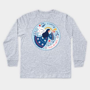 Peace on Earth Kids Long Sleeve T-Shirt